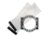 MartinLogan - Motion Series CI, Pre-Installation Bracket for MC4 - Black/Silver