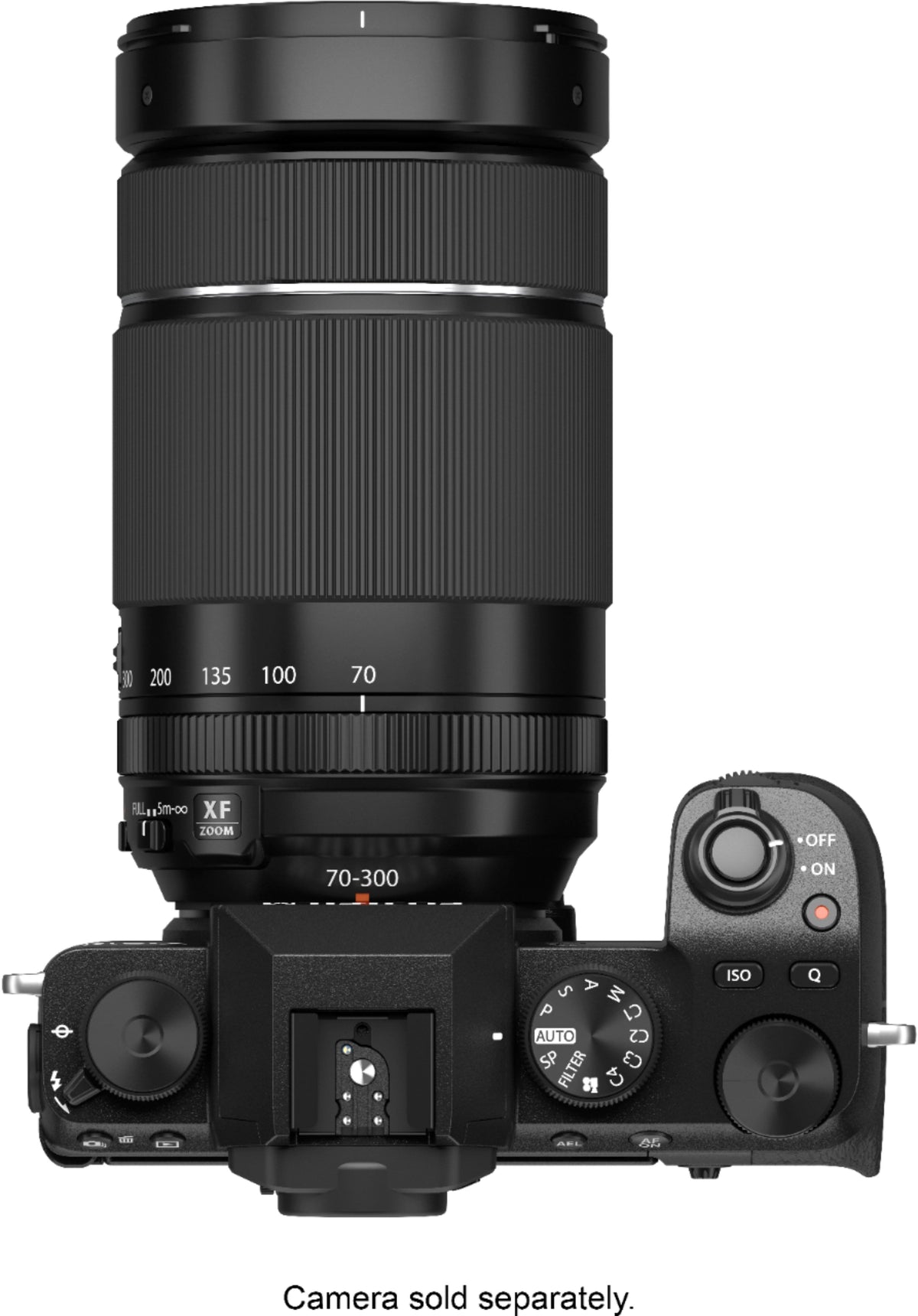 Fujifilm - XF70-300mmF4-5.6 R LM OIS WR Lens - Black