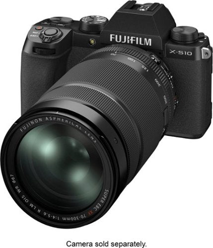 Fujifilm - XF70-300mmF4-5.6 R LM OIS WR Lens - Black