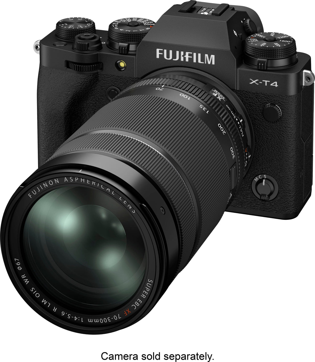 Fujifilm - XF70-300mmF4-5.6 R LM OIS WR Lens - Black