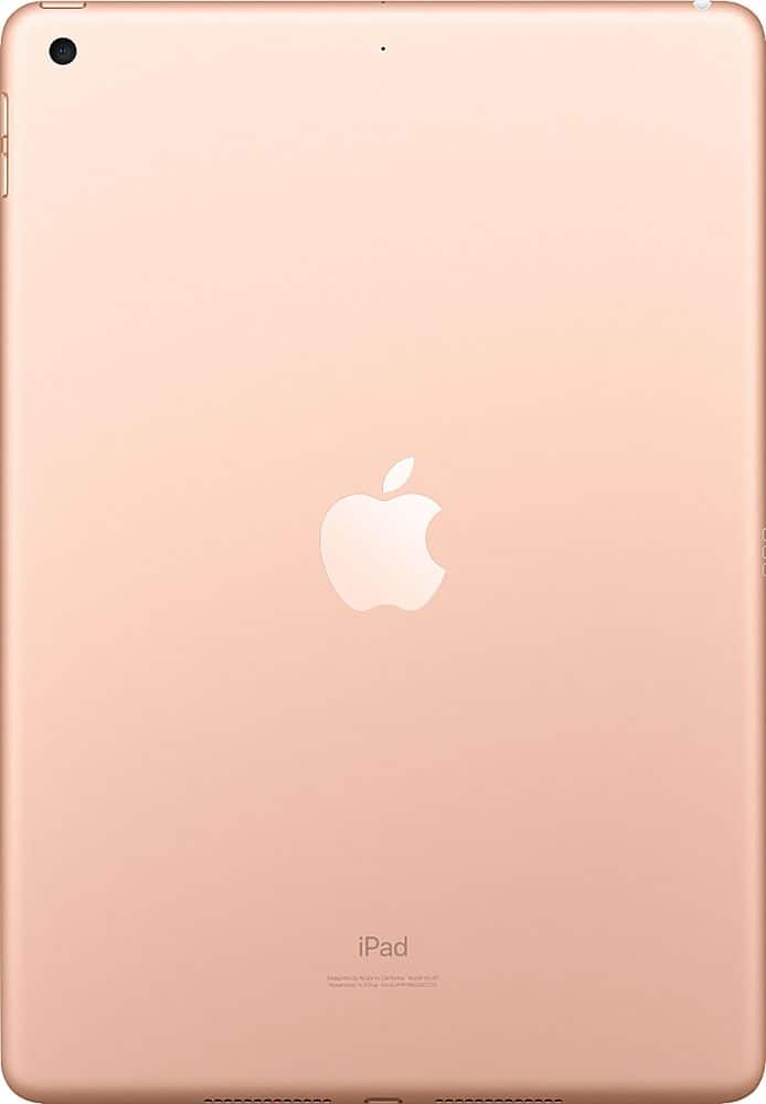 Apple - Certified Refurbished iPad (7th Generation) (2019) Wi-Fi - 128GB - Gold