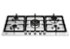 Bertazzoni - 36 in. Wide 5 Burner Professional Series Front Control Gas Cooktop - Stainless Steel