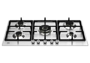 Bertazzoni - 36 in. Wide 5 Burner Professional Series Front Control Gas Cooktop - Stainless Steel
