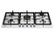 Bertazzoni - 36 in. Wide 5 Burner Professional Series Front Control Gas Cooktop - Stainless Steel