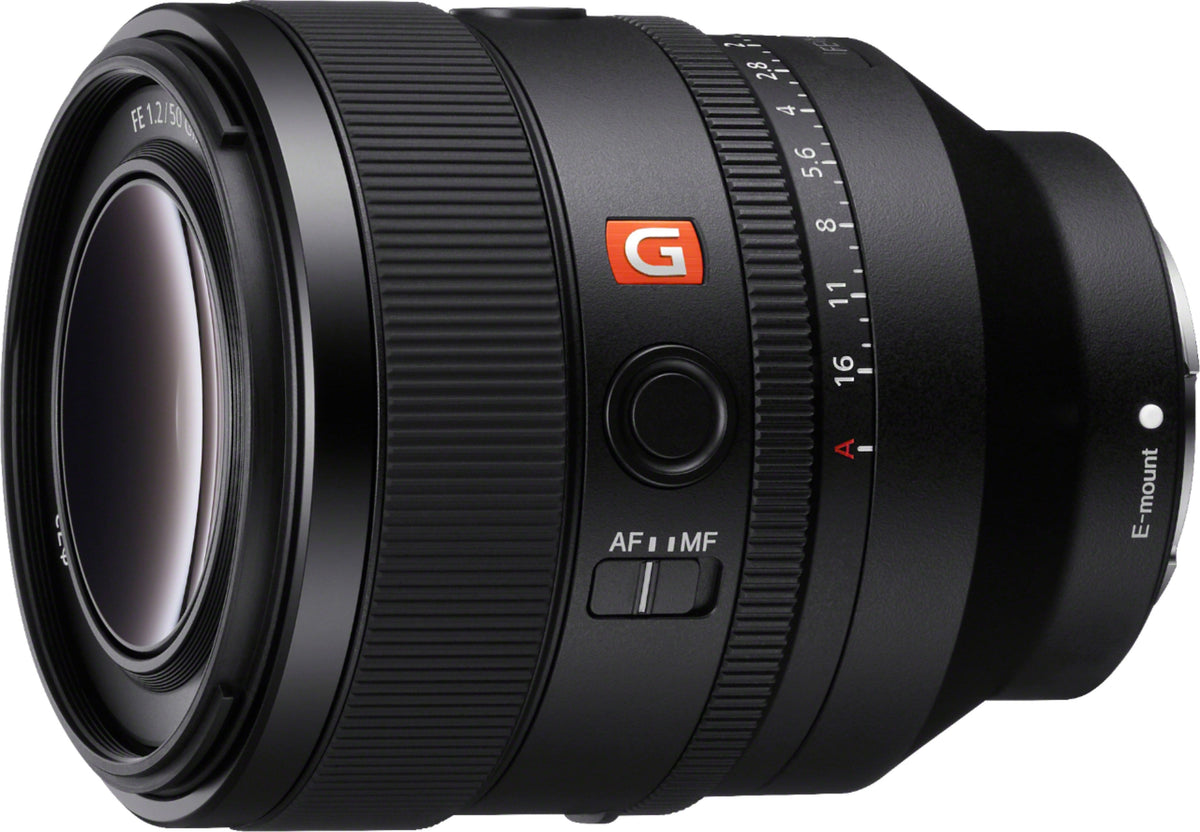 FE 50mm F1.2 Full-frame GM Lens for Sony Alpha E-mount Cameras - Black