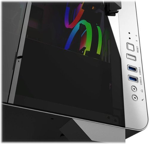 GAMDIAS - Mars E2 Micro ATX Mini-Tower Case - White