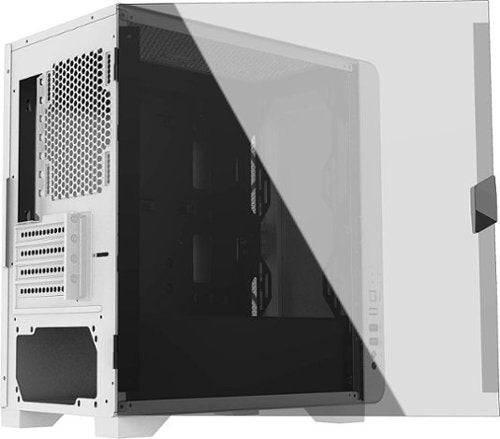 GAMDIAS - Mars E2 Micro ATX Mini-Tower Case - White