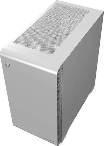 GAMDIAS - Mars E2 Micro ATX Mini-Tower Case - White