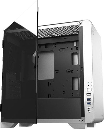 GAMDIAS - Mars E2 Micro ATX Mini-Tower Case - White