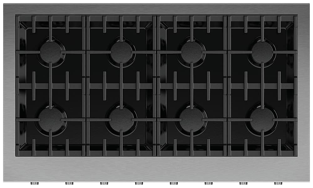 Fisher & Paykel - 48 in. Wide 8 Burner Professional LP Gas Cooktop - Stainless Steel