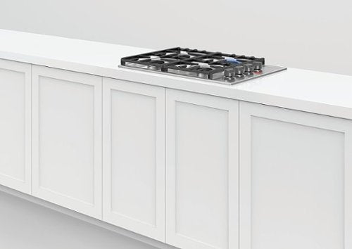 Fisher & Paykel - 30 in. Wide 4 Burner Professional Drop-In LP Gas Cooktop - Stainless Steel