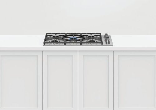 Fisher & Paykel - 36 in. Wide 5 Burner Provessional Drop-In LP Gas Cooktop - Stainless Steel