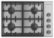 Fisher & Paykel - 30 in. Wide 4 Burner Professional Drop-In Gas Cooktop with Halo - Stainless Steel