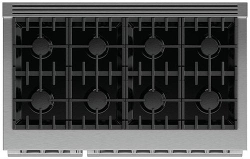 Fisher & Paykel - 48 in. Wide 8 Burner Professional Gas Range (LP) - Stainless Steel