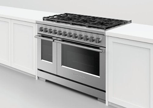 Fisher & Paykel - 48 in. Wide 8 Burner Professional Gas Range (LP) - Stainless Steel