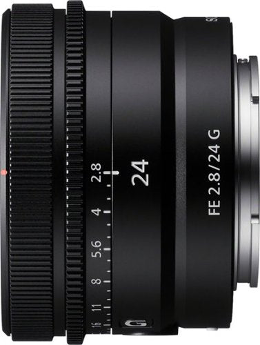 FE 24mm F2.8G Full-frame Ultra-compact G Lens for Sony Alpha E-mount Cameras - Black