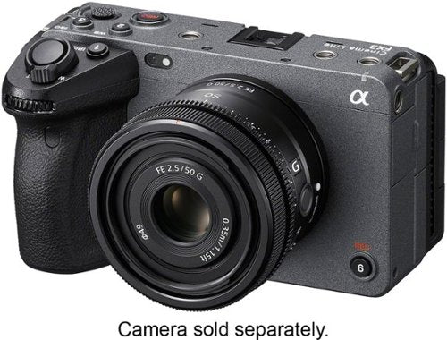 FE 50mm F2.5 G Full-frame Ultra-compact G Lens for Sony Alpha E-mount Cameras - Black