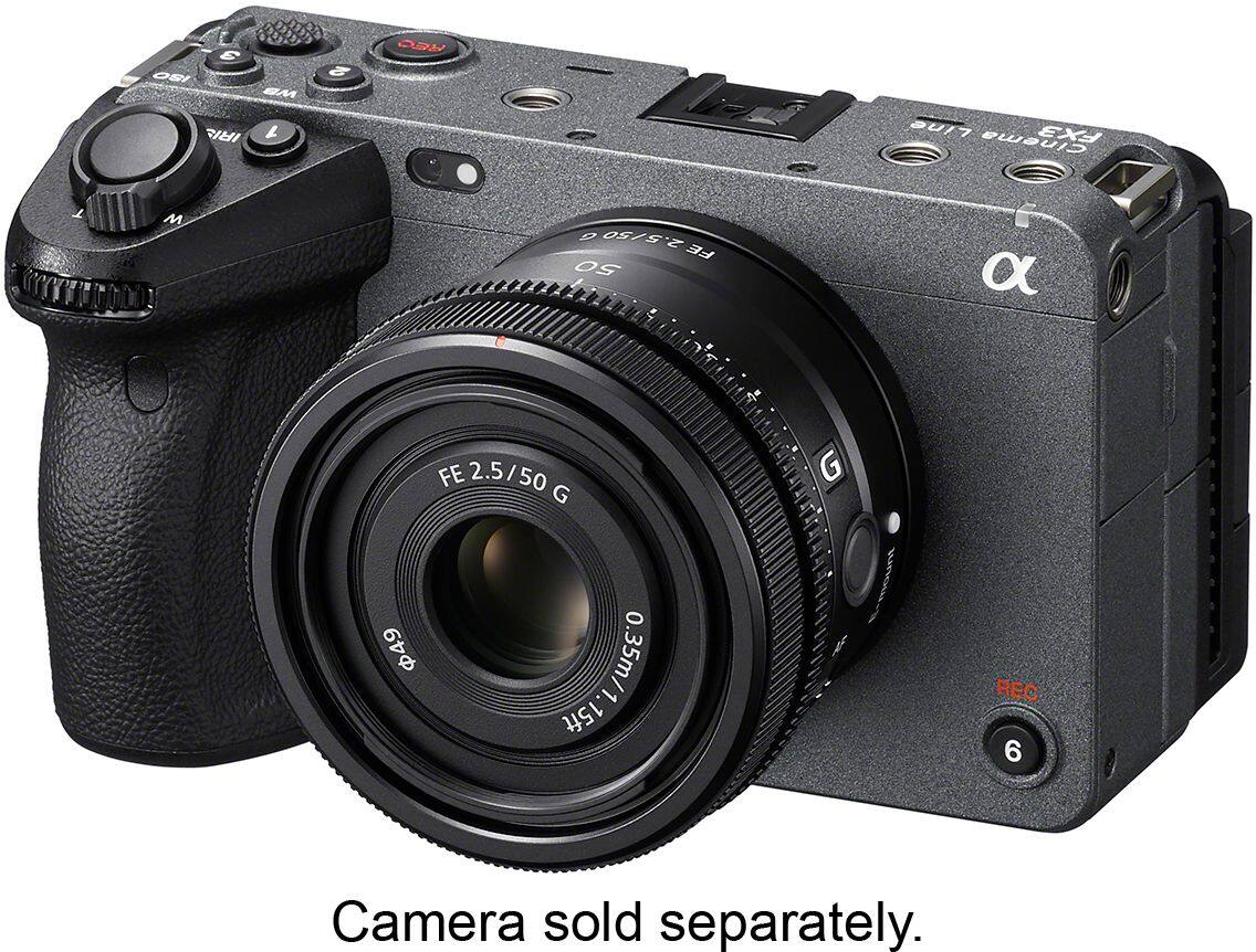 FE 50mm F2.5 G Full-frame Ultra-compact G Lens for Sony Alpha E-mount Cameras - Black