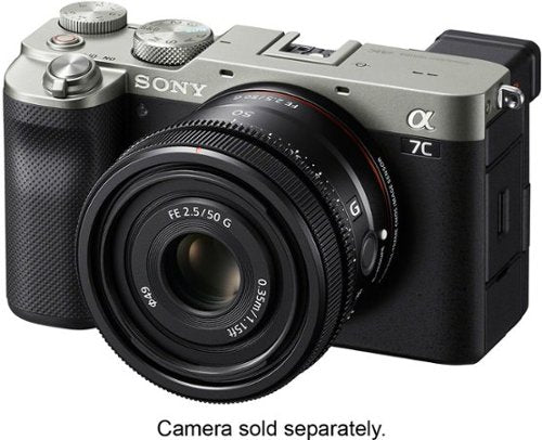 FE 50mm F2.5 G Full-frame Ultra-compact G Lens for Sony Alpha E-mount Cameras - Black