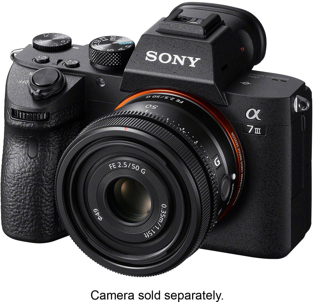FE 50mm F2.5 G Full-frame Ultra-compact G Lens for Sony Alpha E-mount Cameras - Black