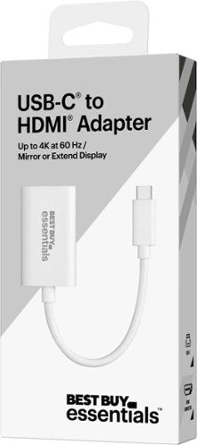 Best Buy essentials™ - USB-C to HDMI Adapter - White