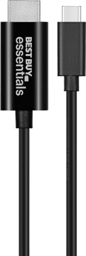 Best Buy essentials™ - 6' USB-C to HDMI Cable - Black
