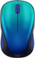 Logitech - Design Collection Limited Edition Wireless 3-button Optical Ambidextrous Mouse with Colorful Designs - Wireless - Blue Aurora