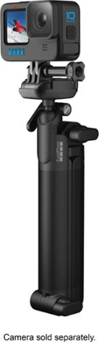 3-Way Tripod/Grip/Arm Compatible with All GoPro Cameras - Black