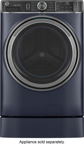 GE - 7" RightHeight Riser - Laundry Pedestal for Select Washers and Dryers - Sapphire Blue