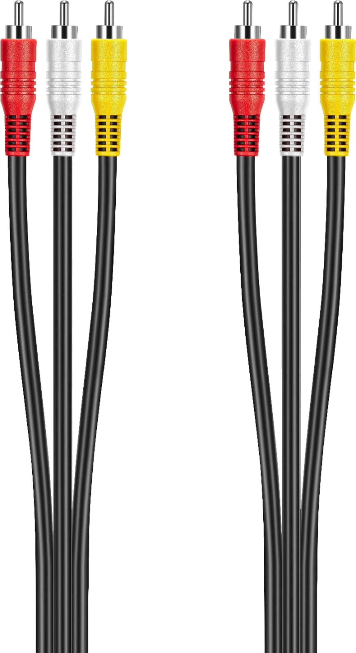 Best Buy essentials™ - 6' Composite A/V Cable - Black