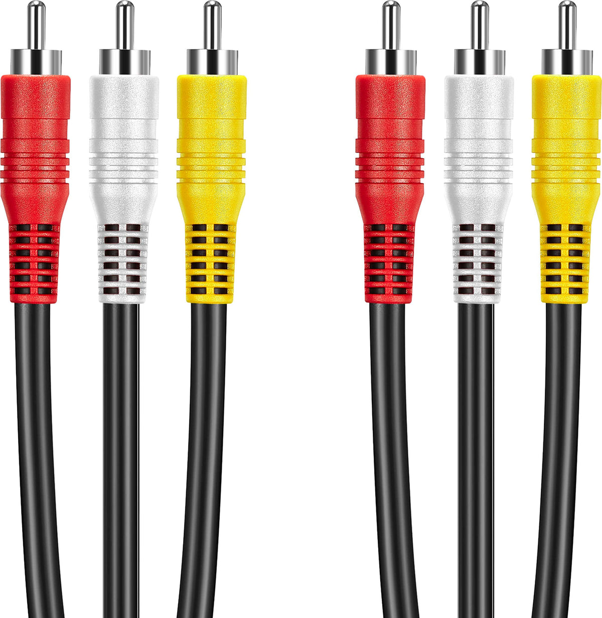 Best Buy essentials™ - 6' Composite A/V Cable - Black