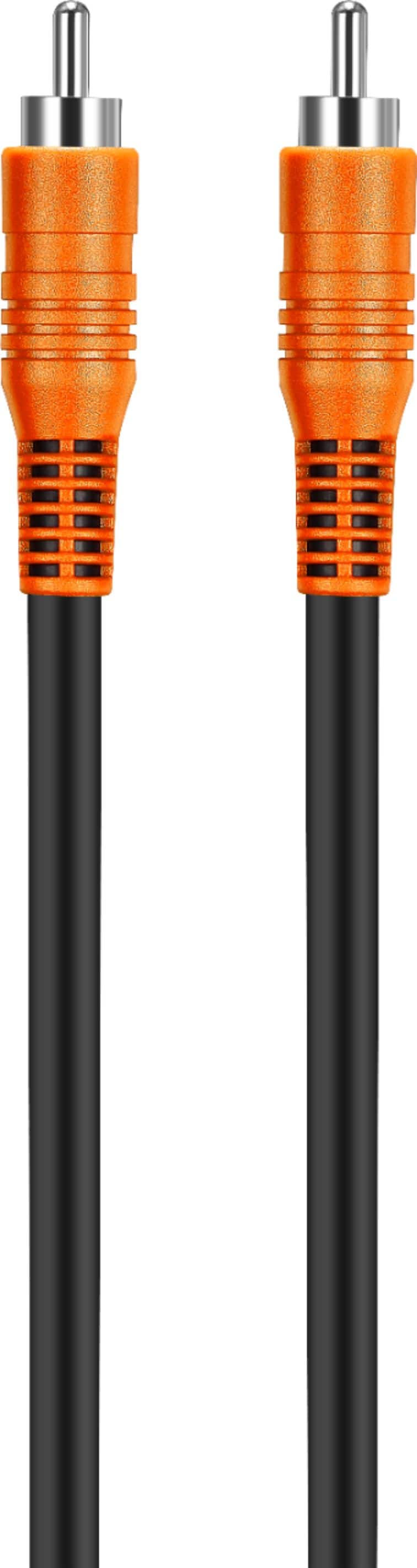 Best Buy essentials™ - 6' Coaxial A/V Cable - Black