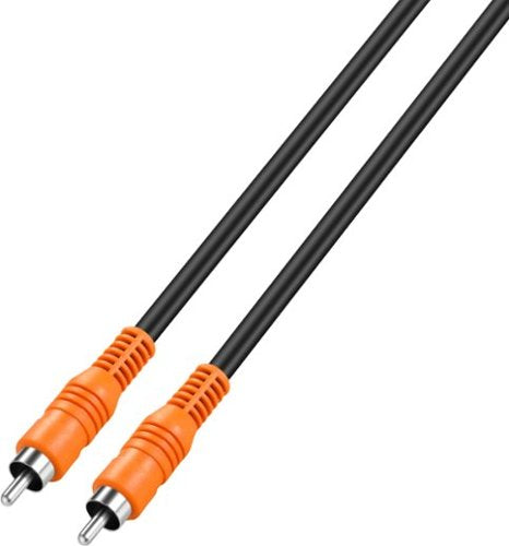 Best Buy essentials™ - 6' Coaxial A/V Cable - Black