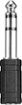 Best Buy essentials™ - Female 3.5 mm to Male 1/4" Audio Adapter - Black