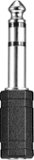 Best Buy essentials™ - Female 3.5 mm to Male 1/4" Audio Adapter - Black
