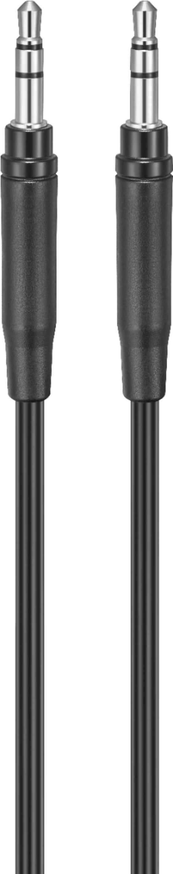 Best Buy essentials™ - 6' 3.5 mm Audio Cable - Black