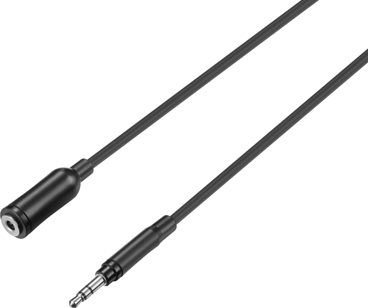 Best Buy essentials™ - 12' Headphone Extension Kit & Adapters - Black