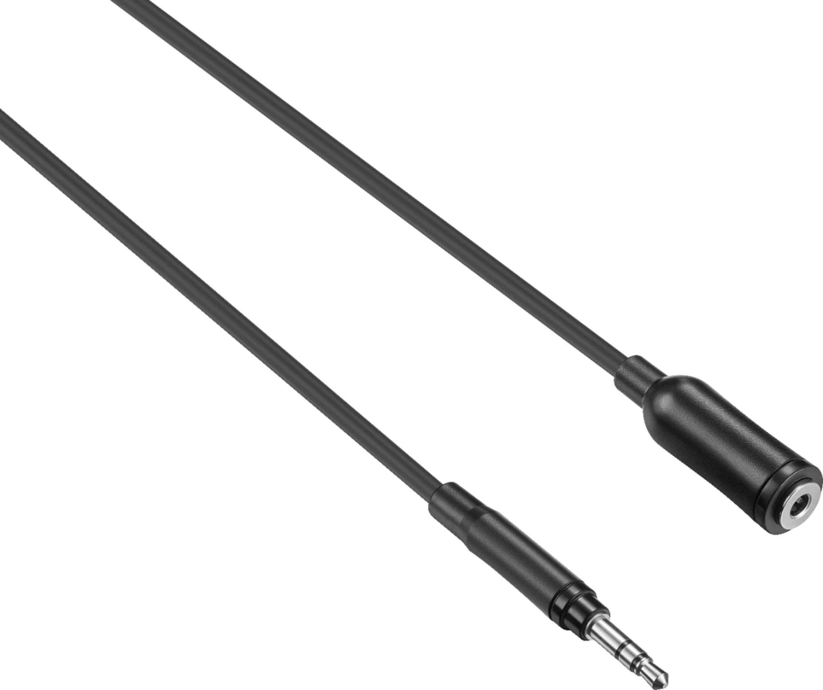 Best Buy essentials™ - 12' Headphone Extension Kit & Adapters - Black