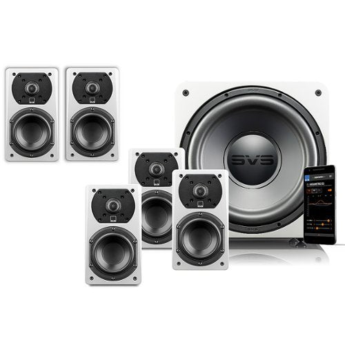 SVS - Prime Satellite 5.1 Speaker System - White Gloss