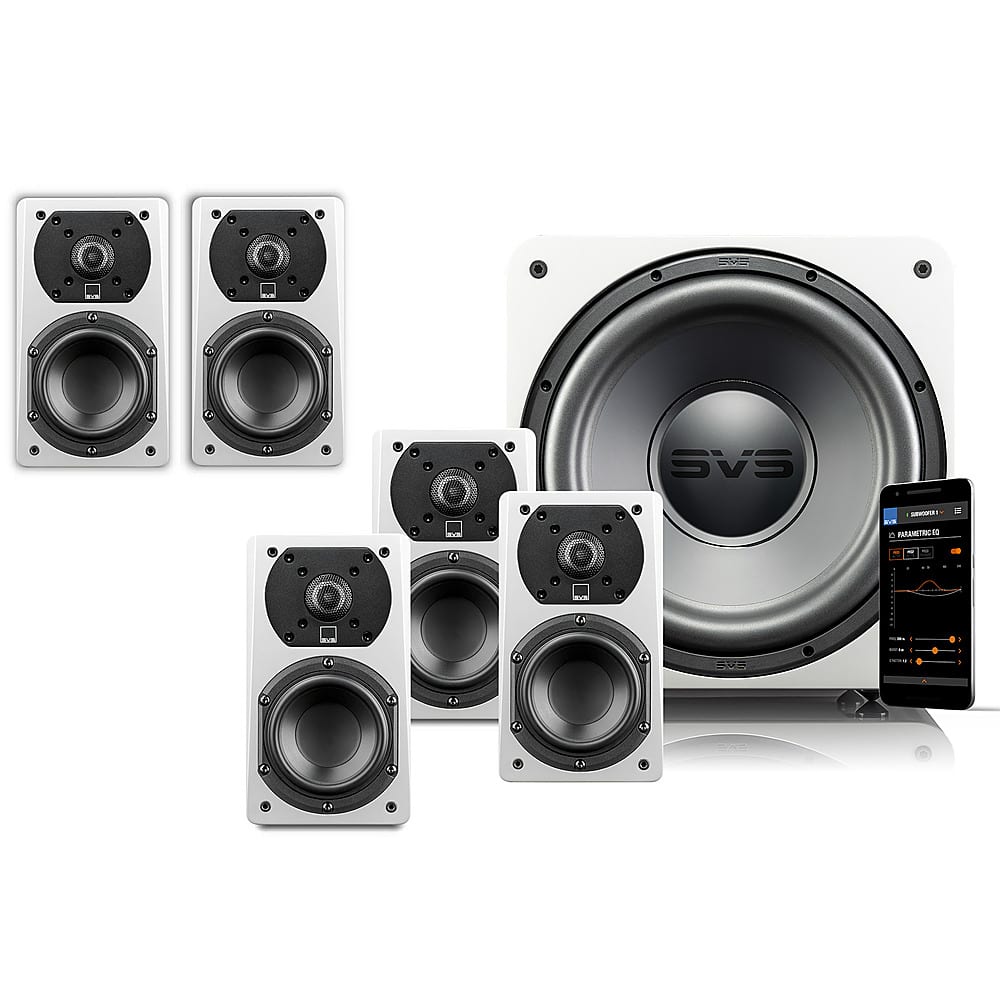 SVS - Prime Satellite 5.1 Speaker System - White Gloss