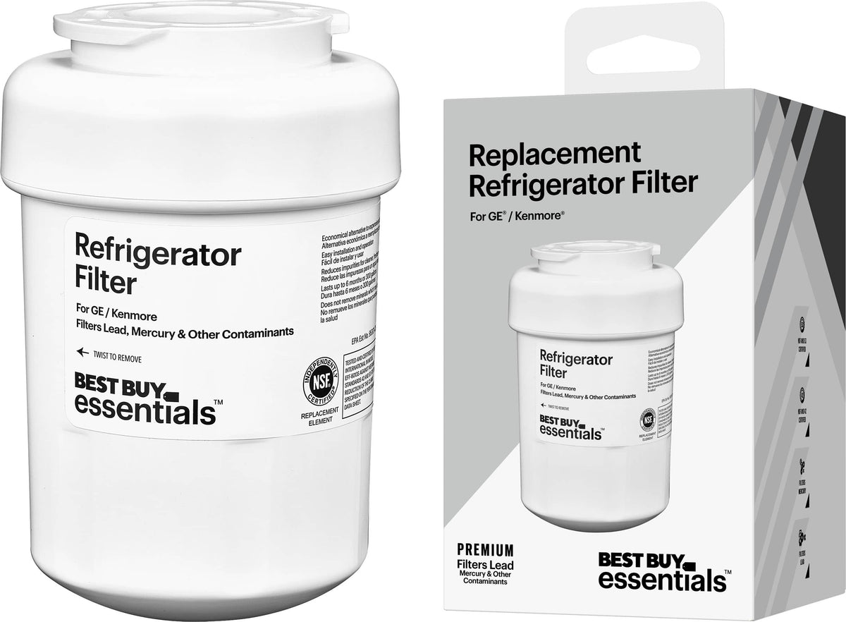 Best Buy essentials™ - NSF 42/53 Water Filter Replacement for Select GE and Kenmore Refrigerators - White