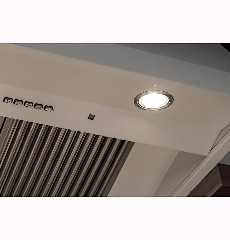 Café - 30 inches - Convertible - Wall Range Hood - Matte White