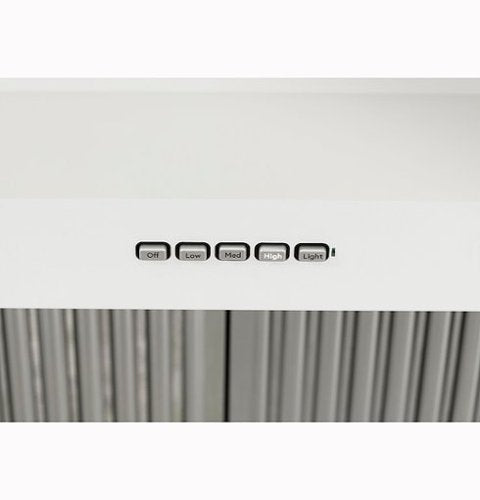Café - 36 inches - Convertible - Wall Range Hood - Matte White