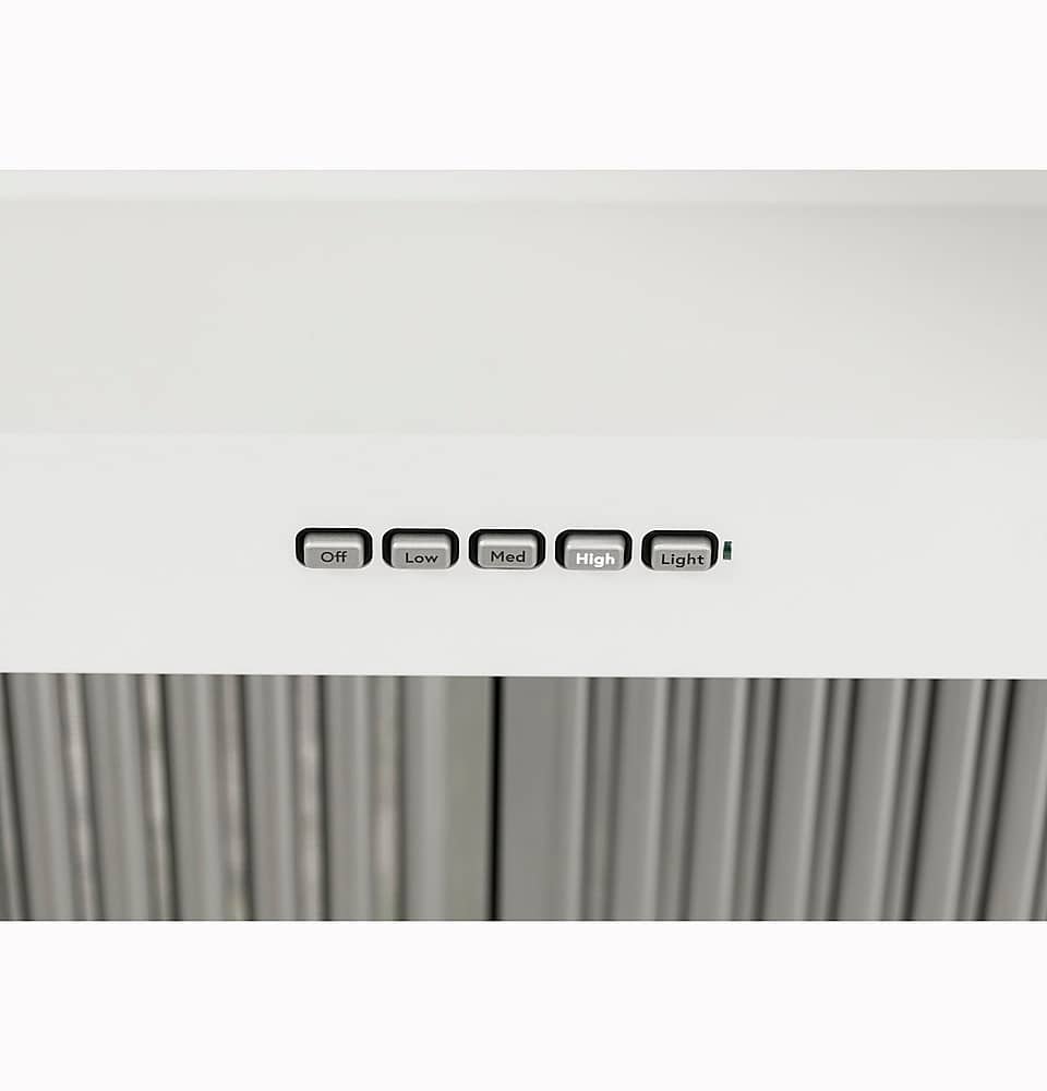 Café - 36 inches - Convertible - Wall Range Hood - Matte White