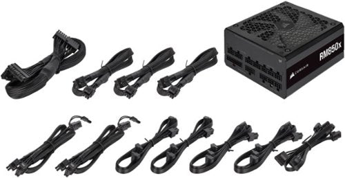 CORSAIR - RMx Series RM850x 80 PLUS Gold Fully Modular ATX Power Supply - Black