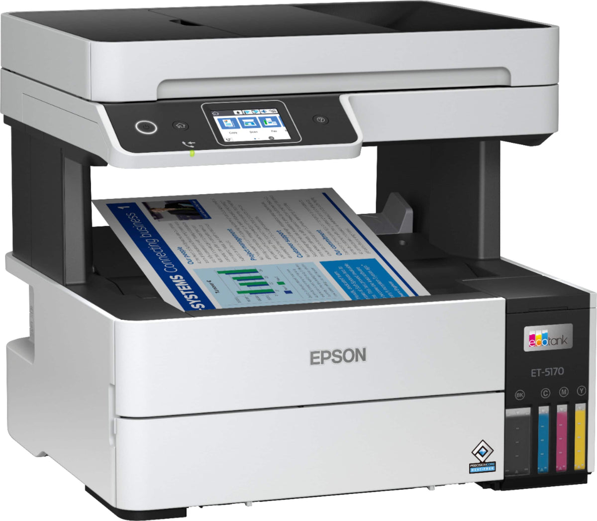 Epson - EcoTank Pro ET-5170 Wireless All-in-One Supertank Printer - White