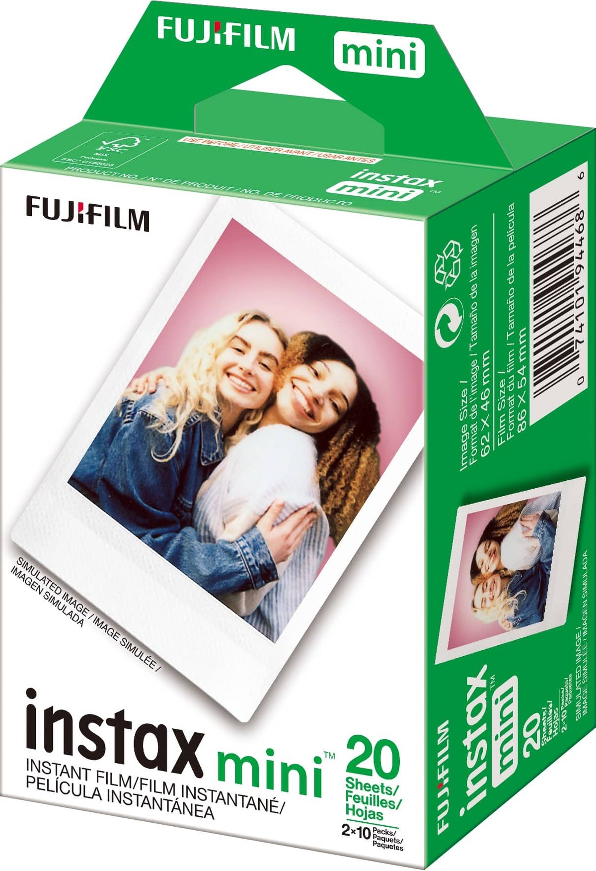 Fujifilm - instax mini Instant Film Twin Pack