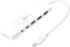 j5create - USB-C Multi-Port Hub with Power Delivery for Mac, PC and More - White