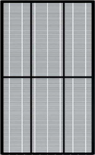 Shark - Air Purifier 6-Fan Anti-Allergen HEPA Filter with Advanced Odor Lock & Fumes Lock, Compatible with HE601, HE602 - Gray