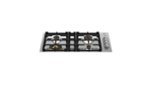 Bertazzoni - 36 in. Wide 4 Burner Master Series Drop-In Gas Cooktop - Stainless Steel